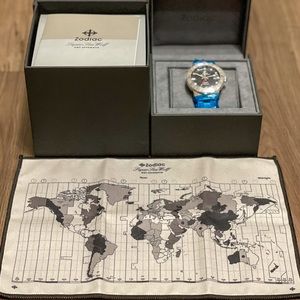 Zodiac Super Seawolf Limited GMT *Brand New w/ Tags*